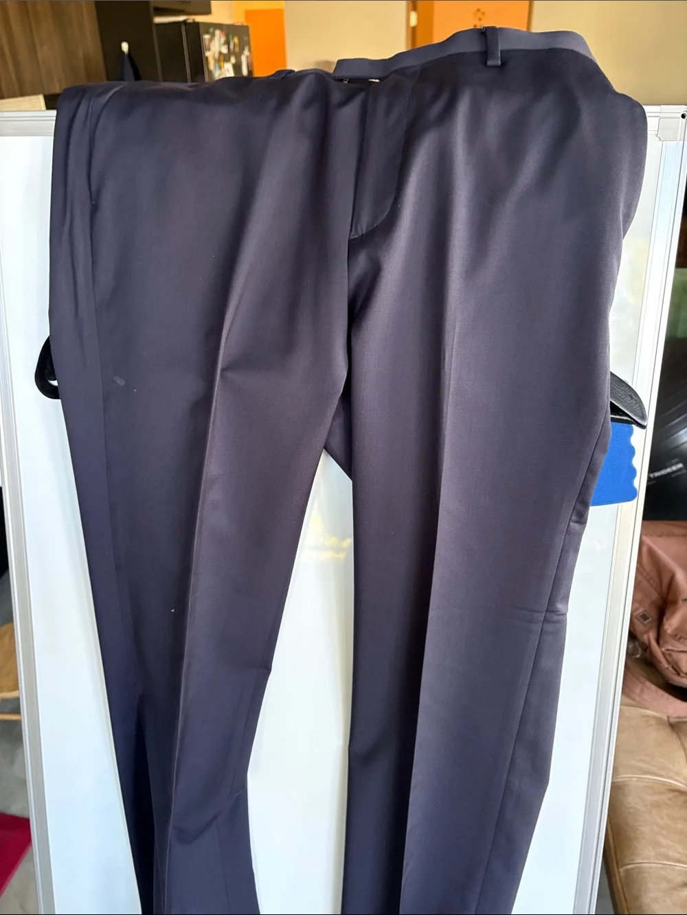 Banana Republic Slim Fit — Tailored Dress Pants in Navy